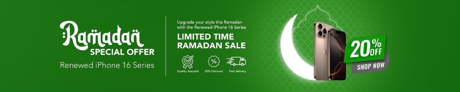 Ramadan Banner 2026 Web/Desktop