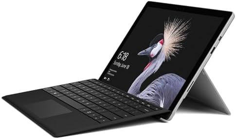 Microsoft Surface Pro 4 1724 12.3-Inch Touch Screen Intel Core i7 6th Gen 16GB 256GB SSD Intel iris Graphics 540 Silver English Windows 11