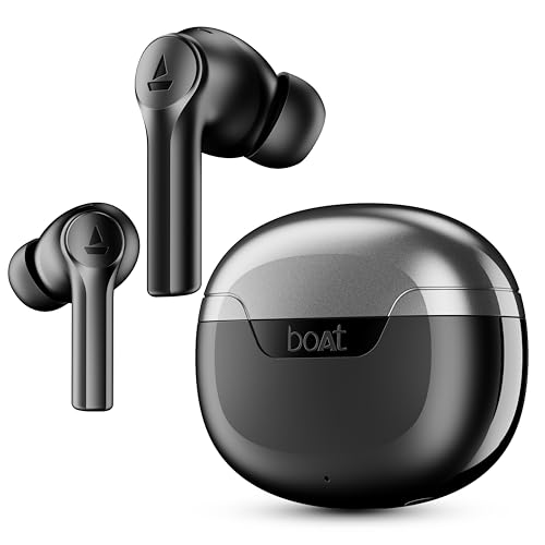 boAt Airdopes 219 TWS Earbuds with 40H Battery & Quad Mic Calling White